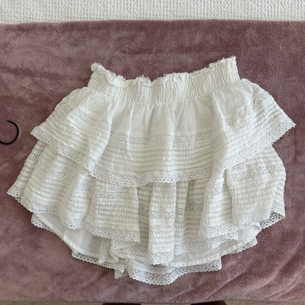 WHITE AERIE SKIRT